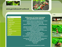 Tablet Screenshot of garnelenzucht-online.de